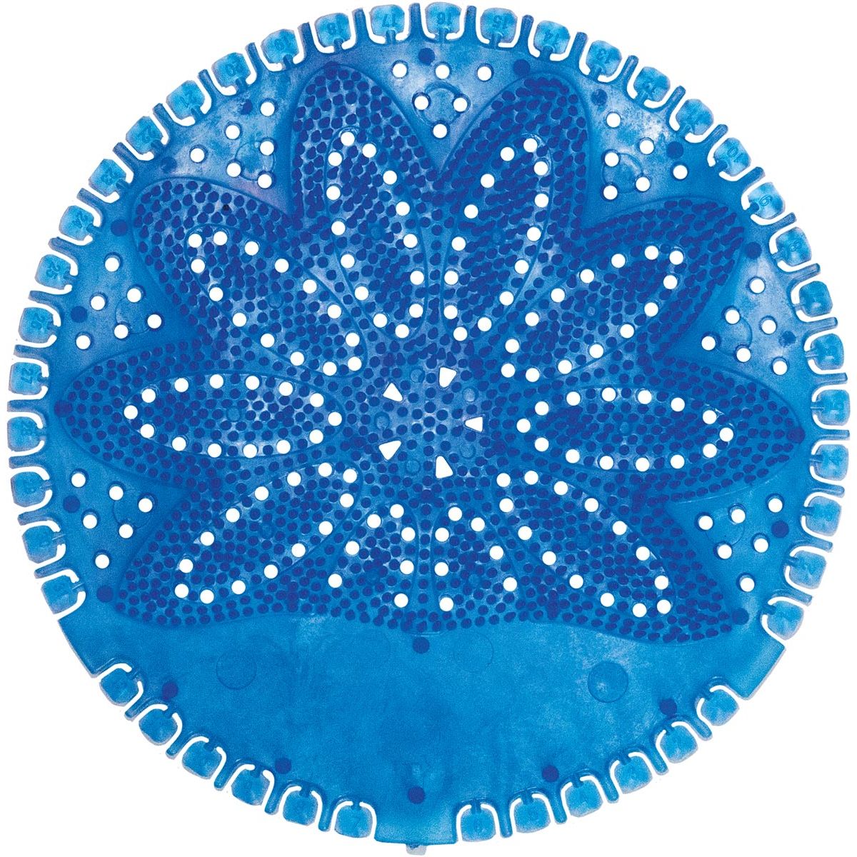 Zonder merk -  VividAir urinoirmat, Ocean Breeze, blauw, doos van 12 stuks