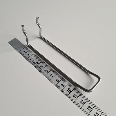 Klika -  Boardhaak dubbel 120 mm 3.4mm 25/30mm 8 stuks