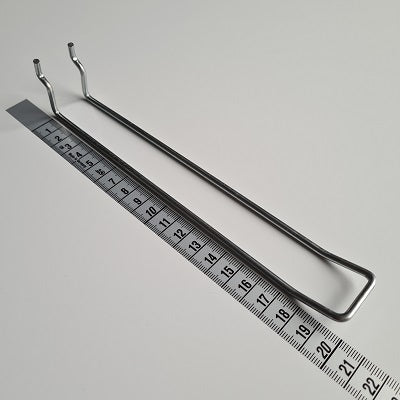 Klika - Bretthaken doppelt 200 mm 3,4 mm 25/30 mm 7 Stück