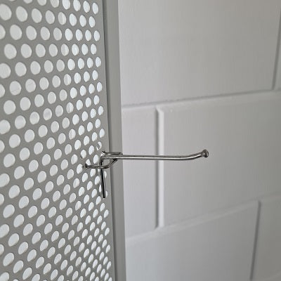 Klika - Bretthaken einzeln 80 mm 3,4 mm breit 25 mm 7 Stück