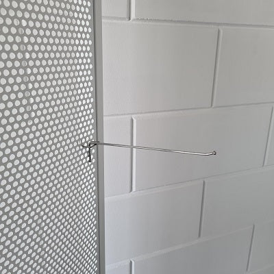 Klika - Bretthaken einzeln 160 mm 3,4 mm breit 25 mm 6 Stück