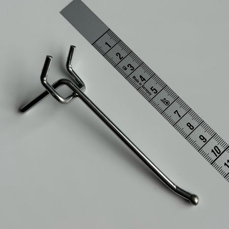 Klika - Bretthaken einzeln 100 mm 4 mm breit 30 mm