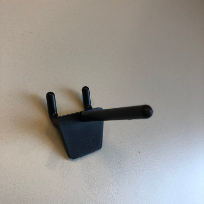 Klika - Bretthaken einzeln 50 mm schwarz Mitte zu Mitte 25 mm 370 Stück