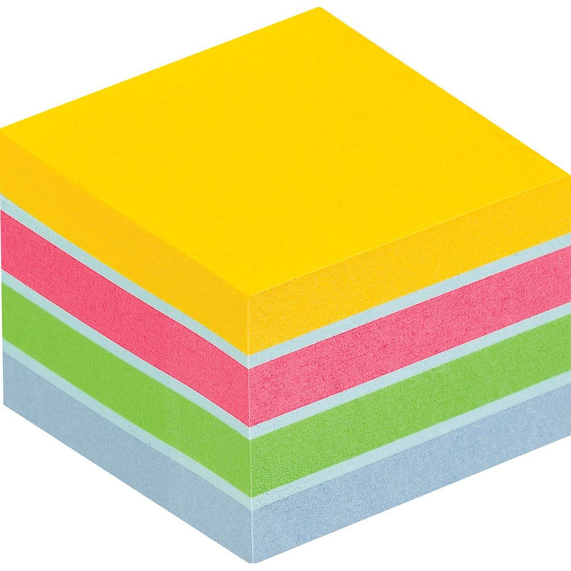 Haftnotizen - Notizblock 2012 51x51mm Würfel ultra sortiert