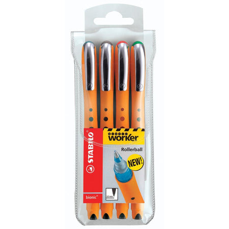 STABILO - Arbeiter+Roller 0,5 mm Karton à 4 Stück sortiert