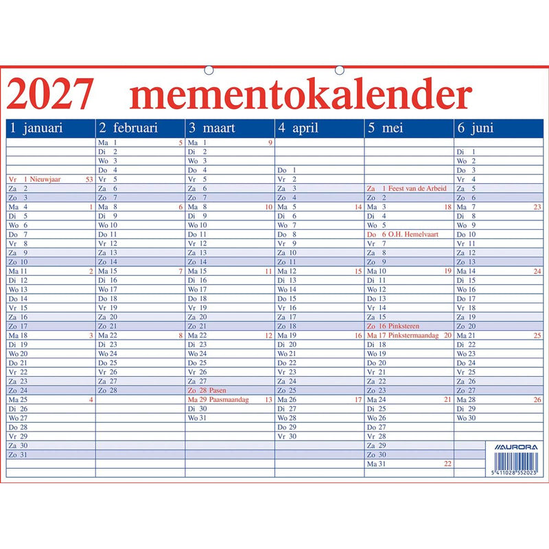 Aurora - Memento 20 Niederländisch, 2026