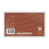 Aurora - Systemkarte 130x80mm Linie mit roter Kopflinie 210gr weiß 100 Blatt | 10 Stück