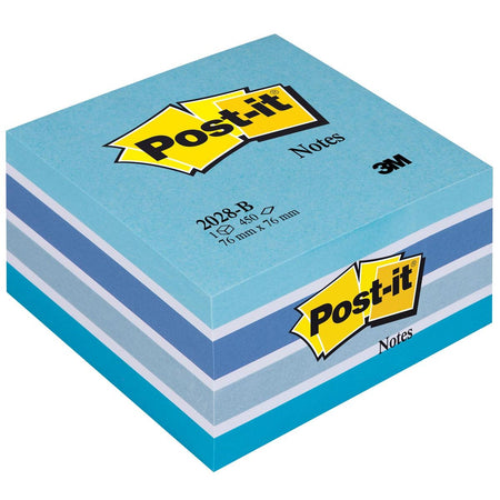 Post-it - Notizblock 2028 76x76mm Würfel pastellblau