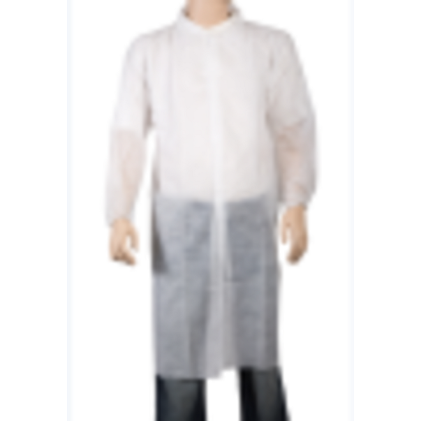 ComFort -  Bezoekersjas | XXL | klittenband | PP | wit | 50 stuks