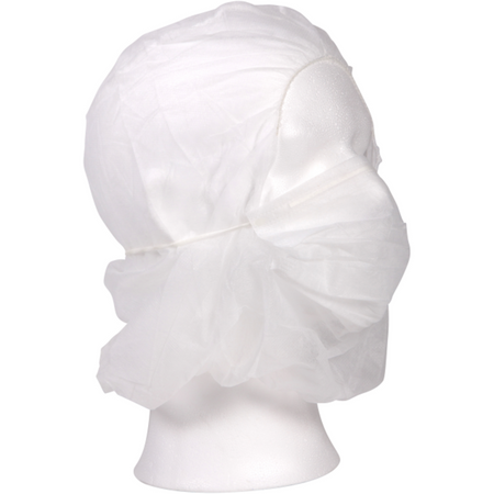 ComFort -  Astrocap | met mondmasker | 38x35cm | PP | wit | 500 stuks