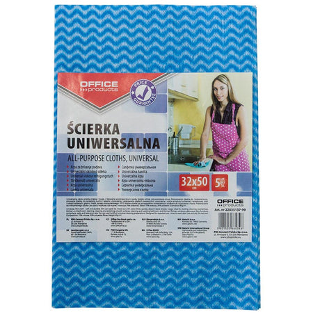 OFFICE - products Haushaltstücher, 32 x 50 cm, farbig sortiert, 5er Pack