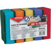 OFFICE - products Scheuerschwamm, ft 6,2 x 9,6 cm, 5er Pack in verschiedenen Farben