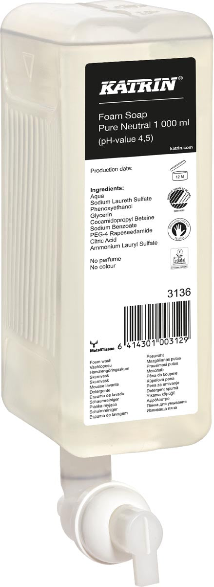 Katrin - Handseife Clean Schaum 1000ml 3136