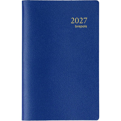 Brepols - Agenda Delta Genova 6 Sprachen, blau, 2026