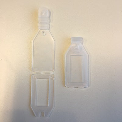 Klika - Scan-Flügeltasche transparent 25x38mm 800 Stück