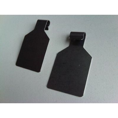 Klika - Scanfahne Metall 28x28mm für Doppel-PE 6 Stück