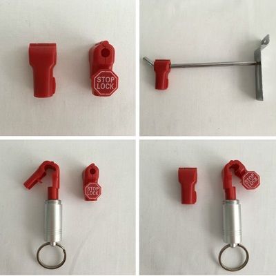 Klika - StopLock 6mm rot Größe 38,5x18mm 130 Stück