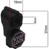 Klika - StopLock 6mm schwarz Größe 38,5x18mm 130 Stück