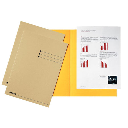 Esselte - Aktenordner Gems, Karton 180 g/m², Packung à 100 Stück