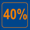 Klika -  Raambiljet 40% , afmeting 24x23 cm.