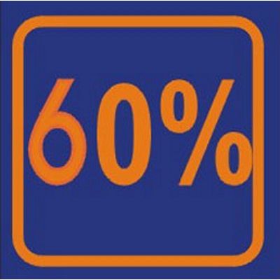 Klika -  Raambiljet 60% afmeting 24x23 cm.