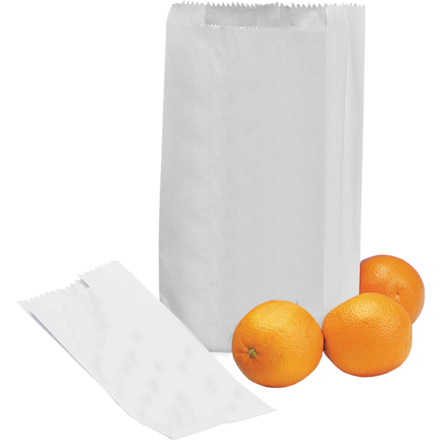 Klika - Tasche | Obstbeutel | Papier | Nr. 1 | 1 Pfund | 14/ 8x25,5cm | weiß | 10 kg