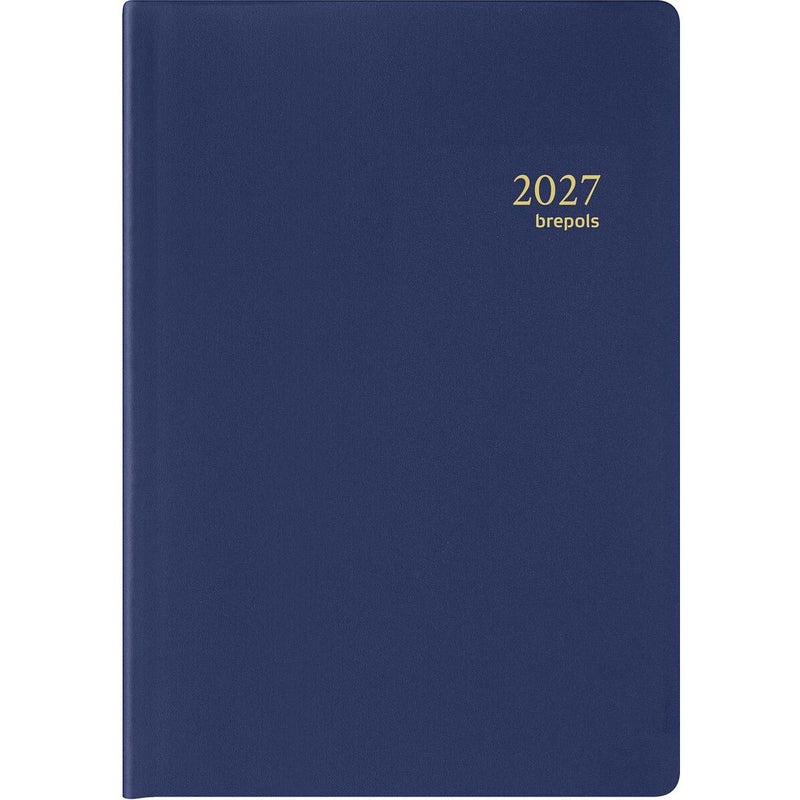 Brepols - Agenda Armada Seta 4-sprachig, blau, 2026