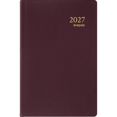 Brepols - Agenda Delta Seta 6 Sprachen, Bordeaux, 2026