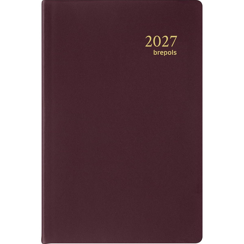 Brepols - Agenda Delta Seta 6 Sprachen, Bordeaux, 2026