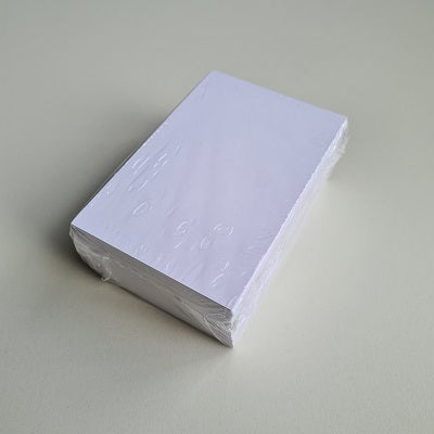 Klika - Preiskarte blanko weiß 8x12cm 100 Stück 11 Stück