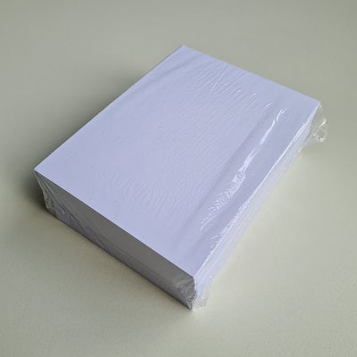 Klika - Preiskarte blanko weiß 12x16cm 100 Stück 8 Stück