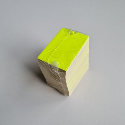 Klika - Preiskartenrohling Fluorgelb 4x6 cm 100 20 Stück