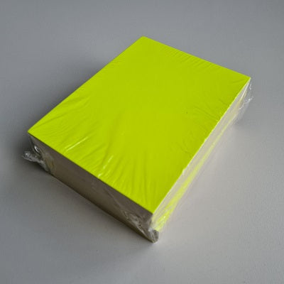 Klika - Preiskartenrohling Fluorgelb 12x16cm 100 6 Stück