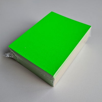 Klika - Preiskartenrohling fluorgrün 12x16cm100 6 Stück