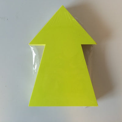 Klika - Fluorpfeil 22x15 cm Fluorgelb 50 Stück5 Stück