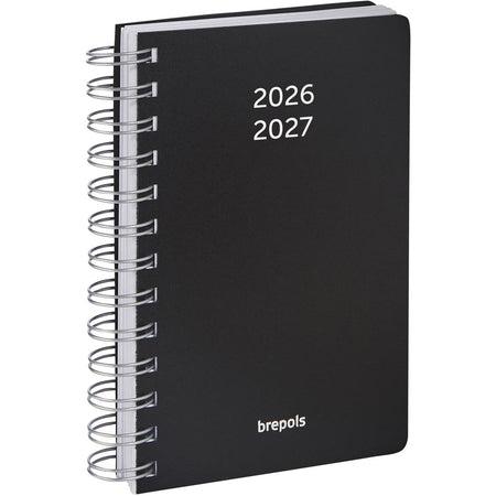 Brepols - Brepols Schulkalender Wire-O, schwarz, 2024-2025