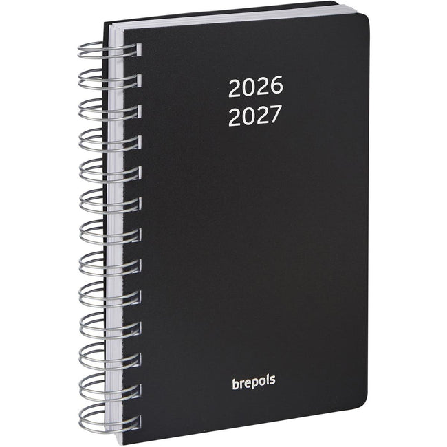 Brepols - Brepols Schulkalender Wire-O, schwarz, 2024-2025