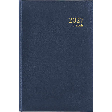 Brepols - Agenda 2026 Saturn Luxury 1 Tag/1 Seite blau