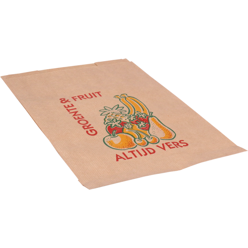 Klika - Tasche | Blattgemüsebeutel | Papier | 23/ 11x31cm | Immer frisch | braun | 1000 Stück