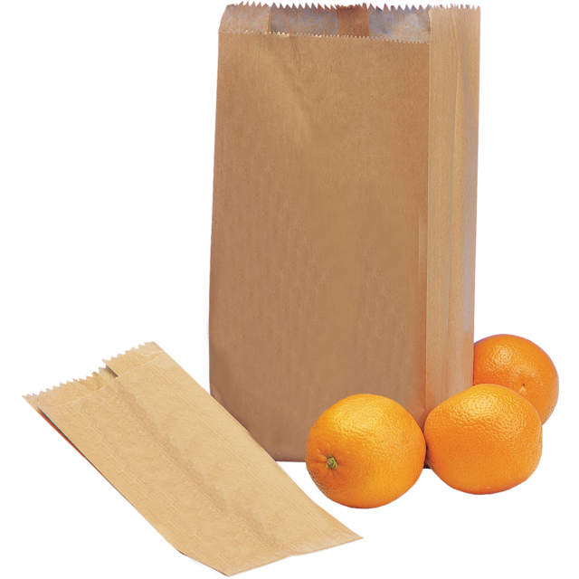Klika - Tasche | Obstbeutel | Papier | Nr. 1 | 1 Pfund | 14/ 8x25,5cm | braun | 10 kg