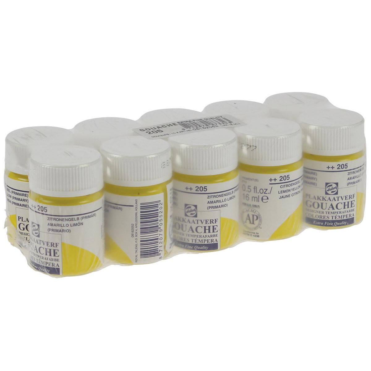 Talens - Gouache Extra Fine 16 ml Flasche, zitronengelb