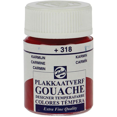 Talens - Gouache Extra Fine, Flasche mit 16 ml, Karminrot