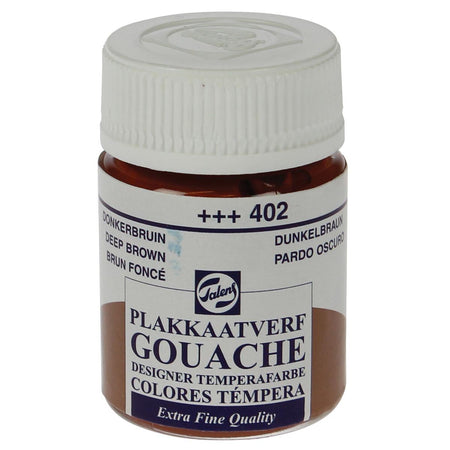 Talens - Gouache Extra Fine, Flasche mit 16 ml, dunkelbraun