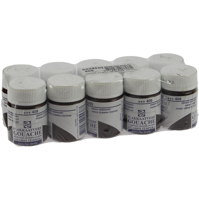 Talens – Gouache Extra Fine, 16-ml-Flasche, gebranntes Umbra
