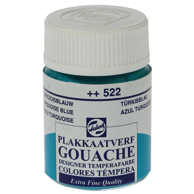 Talens - Gouache Extra Fine, Flasche mit 16 ml, Türkisblau
