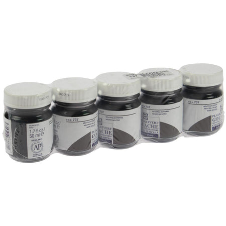 Talens - Plaque Vef Extra Fine 16 ml Flasche, neutrales Schwarz