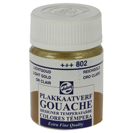 Talens - Plaque Vef Extra Fine 16 ml Flasche, hellgold