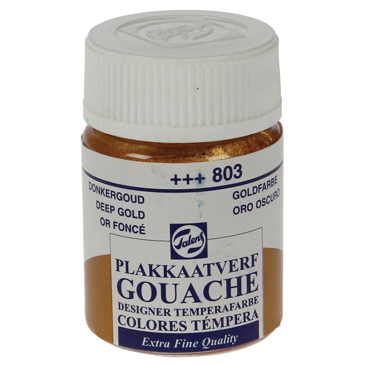 Talens – Gouache Extra Fine, Flasche mit 16 ml, Dunkelgold