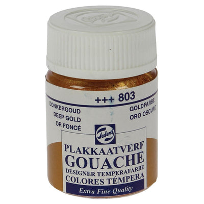 Talens – Gouache Extra Fine, Flasche mit 16 ml, Dunkelgold