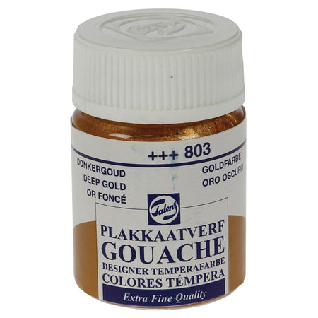 Talens – Gouache Extra Fine, Flasche mit 16 ml, Dunkelgold